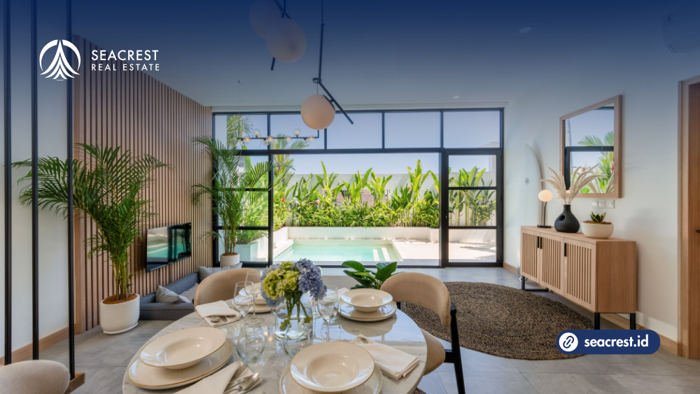 buy villa river side view in pererenan bali - seacrest consulting real estate development